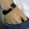 N3085e_Bracelet_homme_cuir_personnalise_chiffres_romains_fermoir_acier_inoxydable