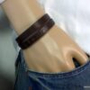 N3085g_Bracelet_homme_cuir_personnalise_chiffres_romains_fermoir_acier_inoxydable