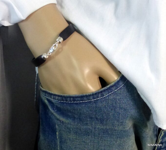 N3165terc_Bracelet_homme_personnalise_cuir_et_argent_massif