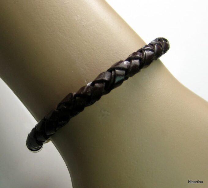 N3175terc_bracelet_cuir_tresse_et_argent_massif