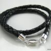 N3176terc_bracelet_cuir_tresse_et_argent_massif