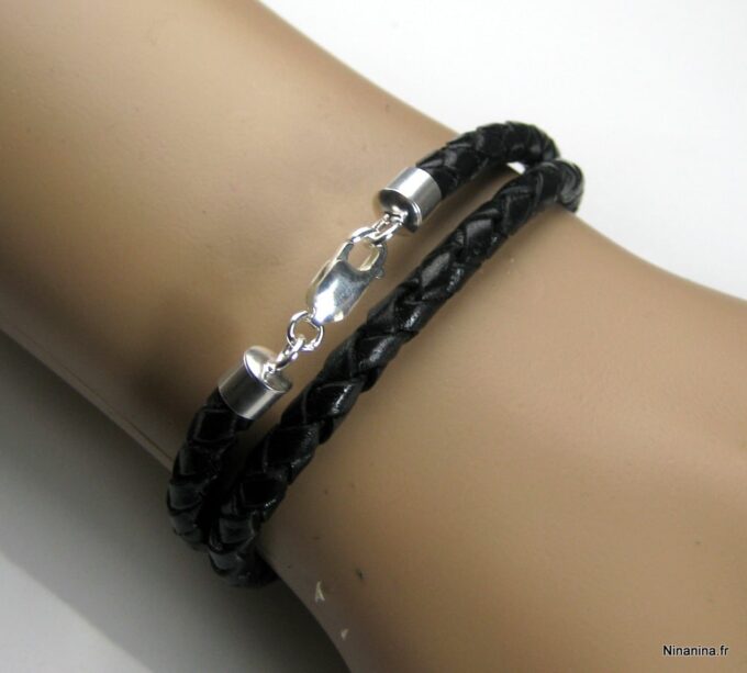 N3176terd_bracelet_cuir_tresse_et_argent_massif