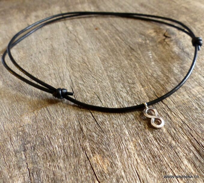 N3185b_Collier_homme_femme_cordon_cuir_infini_argent_925_massif_NNANINA