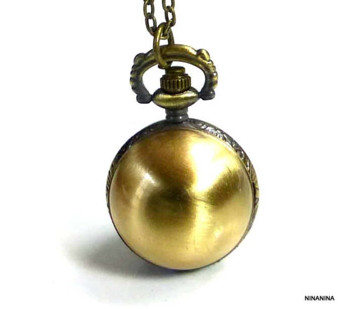 N3189term_collier_long_sautoir_montre_gousset_boule_bronze
