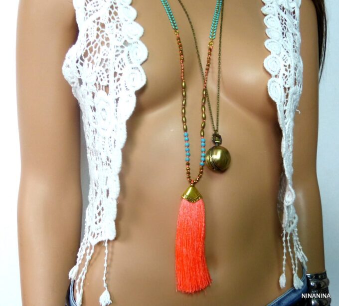 N3189tero_collier_long_sautoir_montre_gousset_boule_bronze-1