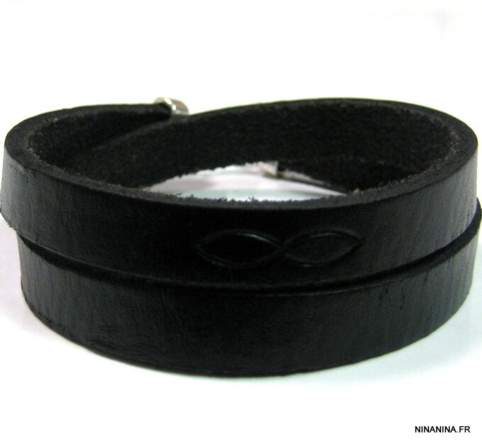 N3194terc_bracelet_cuir_2_tours_infini