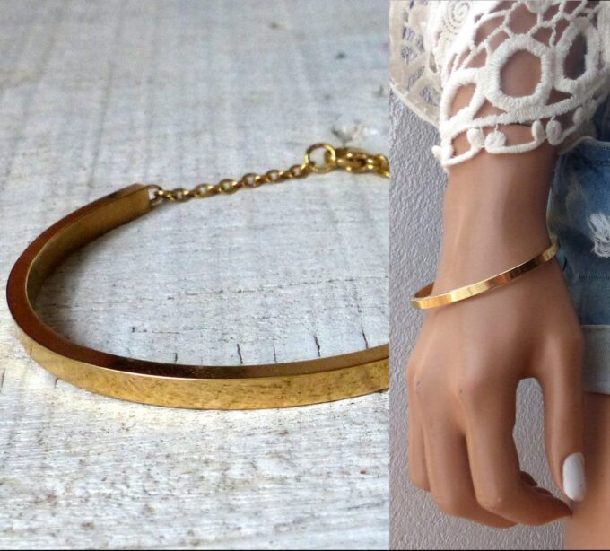 N3214c_Bracelet_jonc_Plaque_Or_femme_acier_inoxydable_dore_-_Bijoux_Bracelets_en_ligne_Ninanina