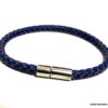 N3225e_Bracelet_homme_cuir_bleu_tresse_fermoir_acier_inoxydable_-_Bijoux_en_ligne_NINANINA