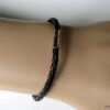 N3225terc_bracelet_cuir_tresse_acier_inoxydable