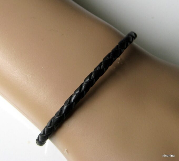 N3225terd_bracelet_cuir_tresse_acier_inoxydable