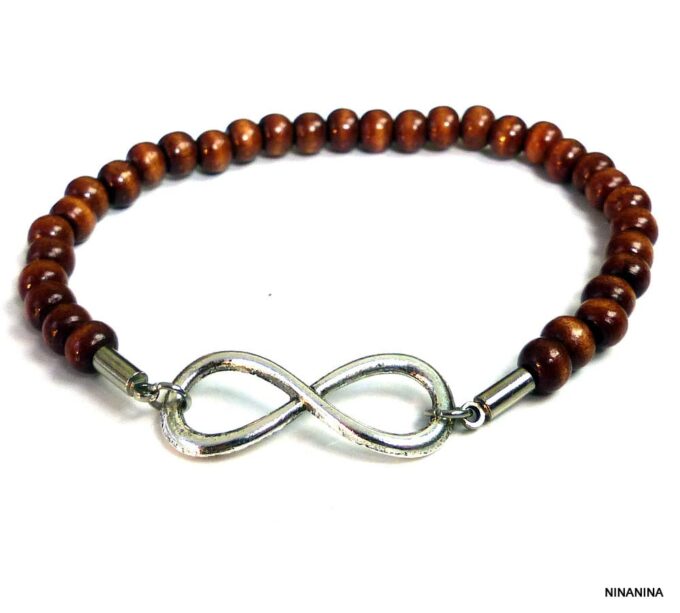 N3246tere_Bracelet_homme_infini_perles_rondes_bois