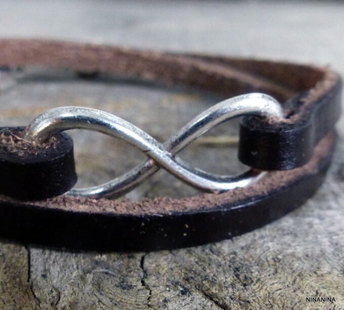 N3248ter_Bracelet_infini_2_tours_cuir_et_acier_inoxydable