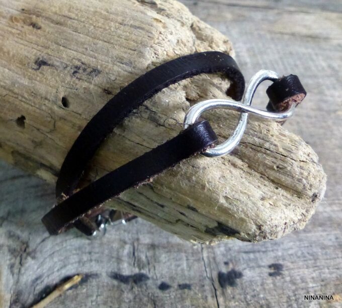 N3248terd_Bracelet_infini_2_tours_cuir_et_acier_inoxydable
