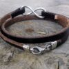 N3248terf_Bracelet_infini_2_tours_cuir_et_acier_inoxydable