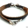 N3248terl_Bracelet_infini_2_tours_cuir_et_acier_inoxydable