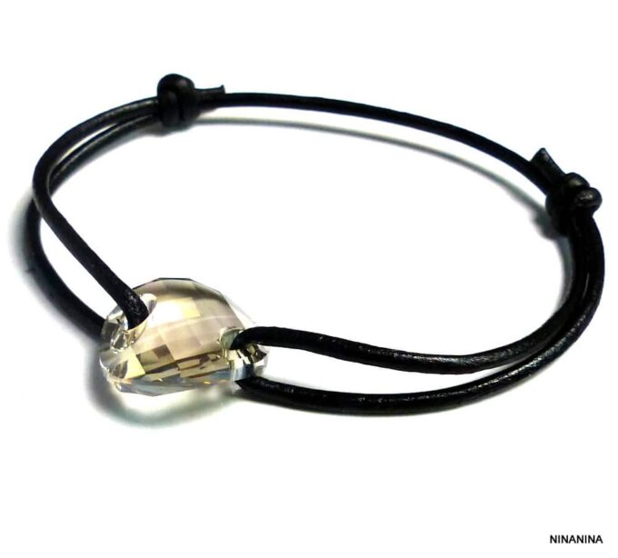 N3253terb_Bracelet_cordon_cuir_cristal_de_swarovski