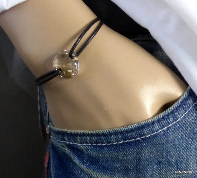 N3253terc_Bracelet_cordon_cuir_cristal_de_swarovski