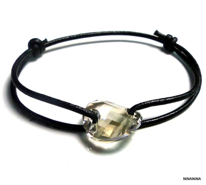 N3253terd_Bracelet_cordon_cuir_cristal_de_swarovski