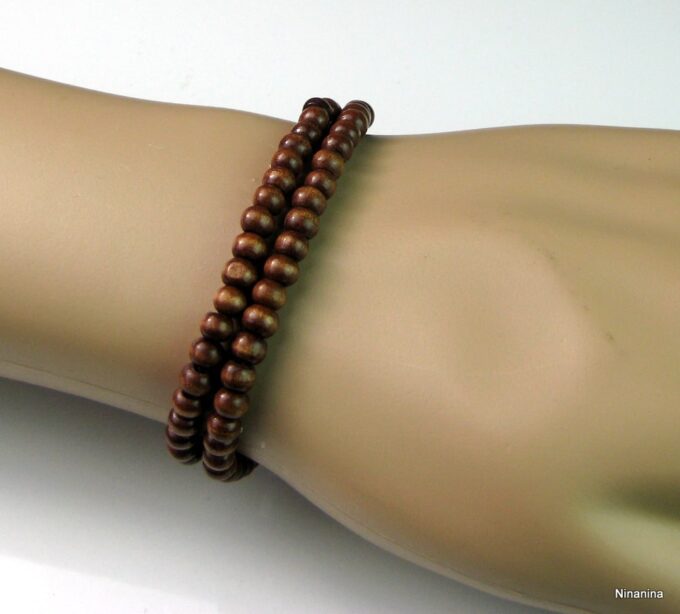 N3259terc_bracelet_perles_bois_et_infini_argent_massif