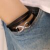 N3260c_Bracelet_infini_homme_Acier_Inoxydable_Cuir_3_tours_-_Bijoux_Bracelets_en_ligne_Ninanina
