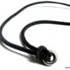 N3261terg_Collier_homme_anneau_rond_cible_acier_inoxydable_lacet_cuir