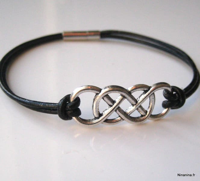 bracelet homme double infini bracelet homme double infini