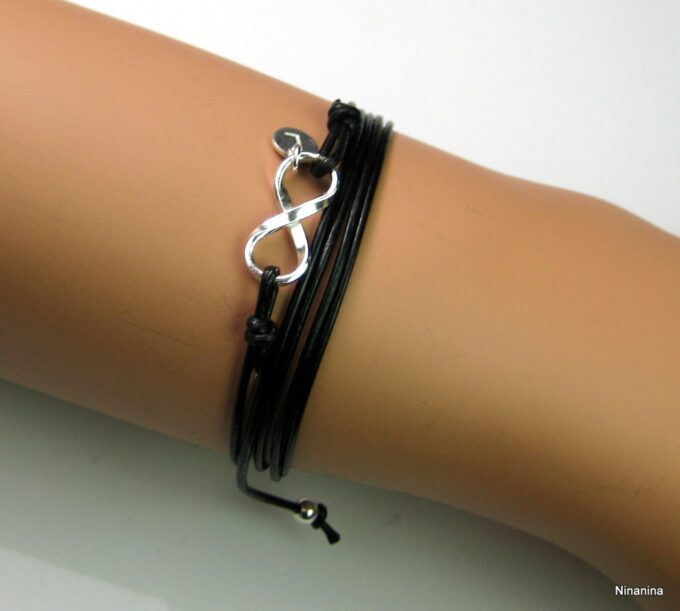 N3269terc_bracelet_cordon_cuir_argent_massif_personnalise