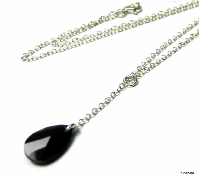 N3274tera_collier_argent_massif_et_goutte_noire_swarovski