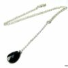 N3274terf_collier_argent_massif_et_goutte_noire_swarovski