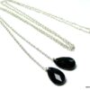 N3275terc_Collier_long_sautoir_argent_massif_et_goutte_cristal_de_swarovski