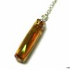 N3276tera_collier_argent_massif_et_pendentif_orange_swarovski