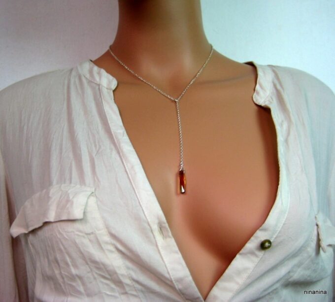 N3276teri_collier_argent_massif_et_pendentif_orange_swarovski