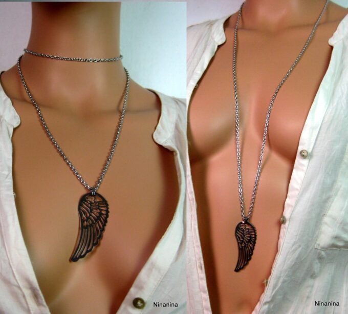 N3294ter_collier_sautoir_aile_dange_acier_inoxydable