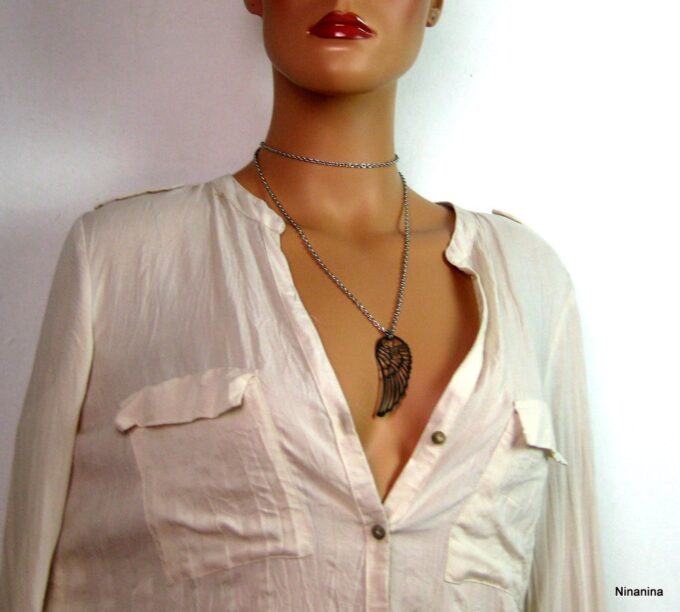 N3294terb_collier_sautoir_aile_dange_acier_inoxydable