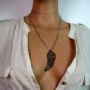 N3294terc_collier_sautoir_aile_dange_acier_inoxydable