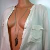 N3294terg_collier_sautoir_aile_dange_acier_inoxydable