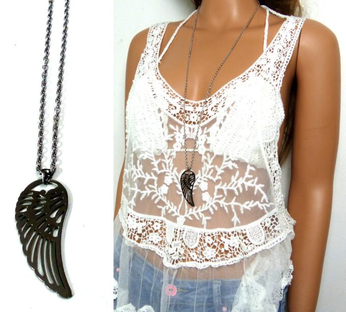 N3294terk_collier_long_sautoir_aile_dange_acier_inoxydable