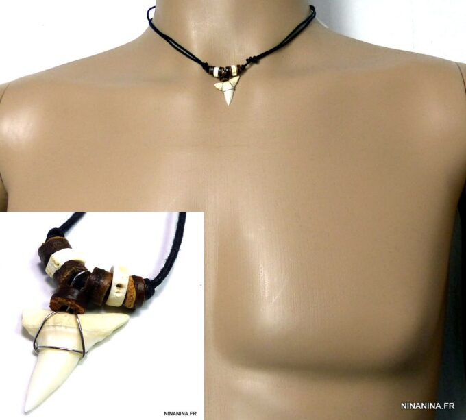 N3303terd_collier_cordon_dent_de_requin_perles_bois