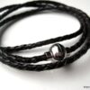 N3323_bracelet_3_tours_cuir_tresse_et_acier_inoxydable