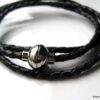 N3323a_bracelet_3_tours_cuir_tresse_et_acier_inoxydable