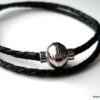 N3329b_bracelet_2_tours_cuir_tresse_et_acier_inoxydable