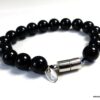 N3346_bracelet_homme_personnalise_perles_noires_fermoir_aimante_argent_massif_925