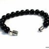 N3346c_bracelet_homme_personnalise_perles_noires_fermoir_aimante_argent_massif_925