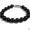 N3346e_bracelet_homme_personnalise_perles_noires_fermoir_aimante_argent_massif_925