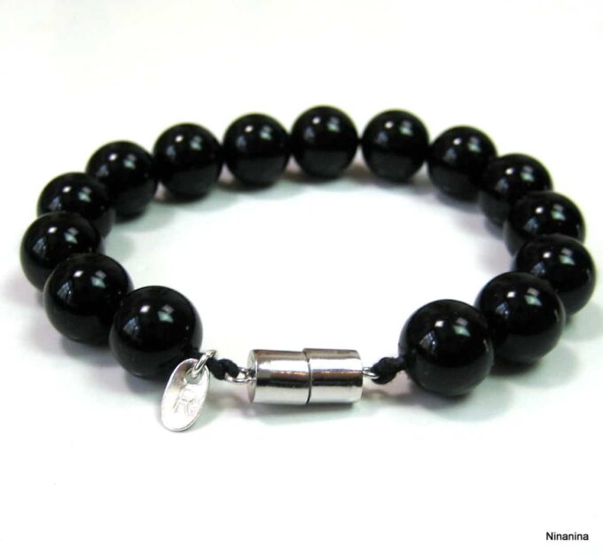 N3346tera_bracelet_perles_noires_argent_massif_personnalise