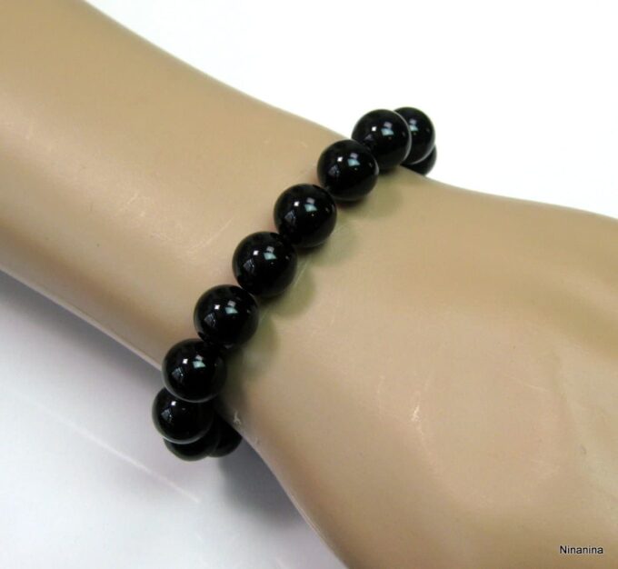 N3346terd_bracelet_perles_noires_argent_massif_personnalise