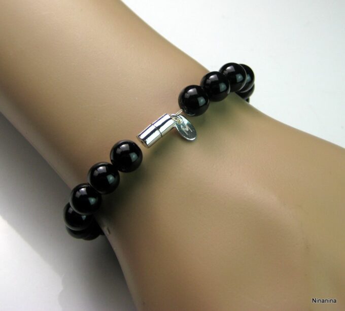 N3346tere_bracelet_homme_perles_noires_personnalise
