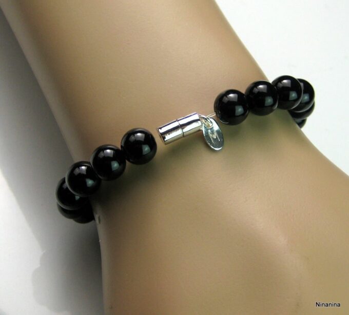 N3346terf_bracelet_homme_perles_noires_personnalise