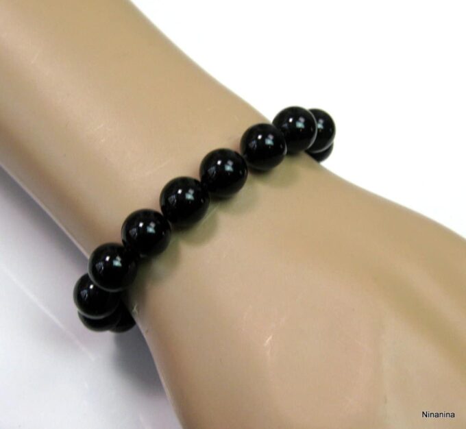 N3346terg_bracelet_perles_noires_argent_massif_personnalise