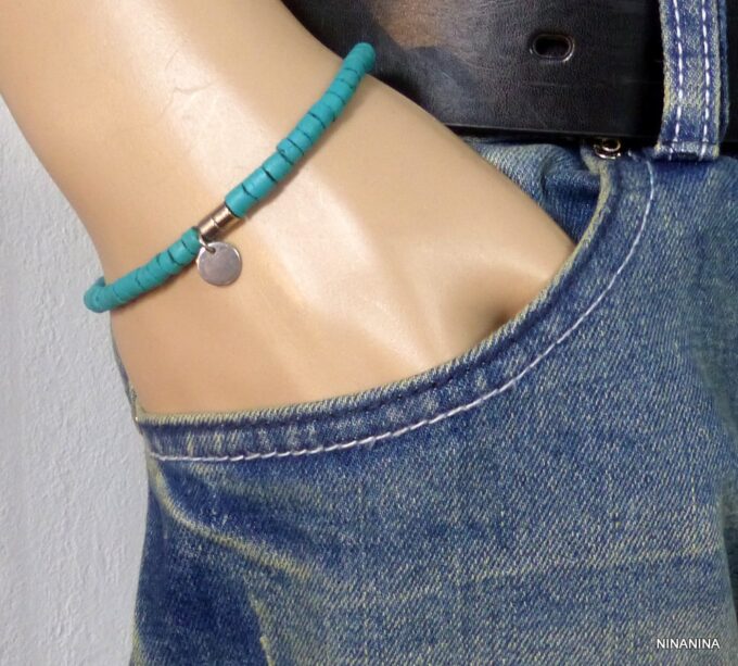 N3347terterf_bracelet_homme_coco_turquoise_acier_inoxydable